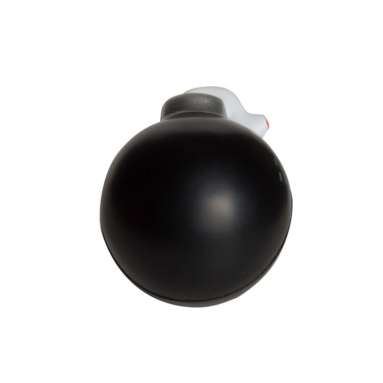 Custom PU Squeeze Toy Stress Ball with Printed Logo, Designed in a Bomb Model