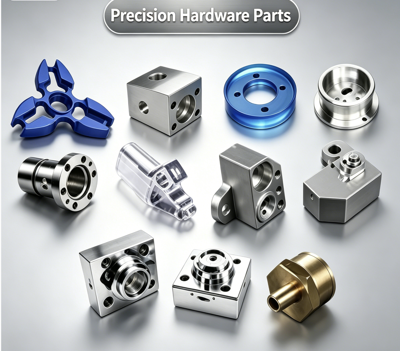 Custom Precision Machined Hardware Parts | High Precision CNC Machining Services for Industrial Components