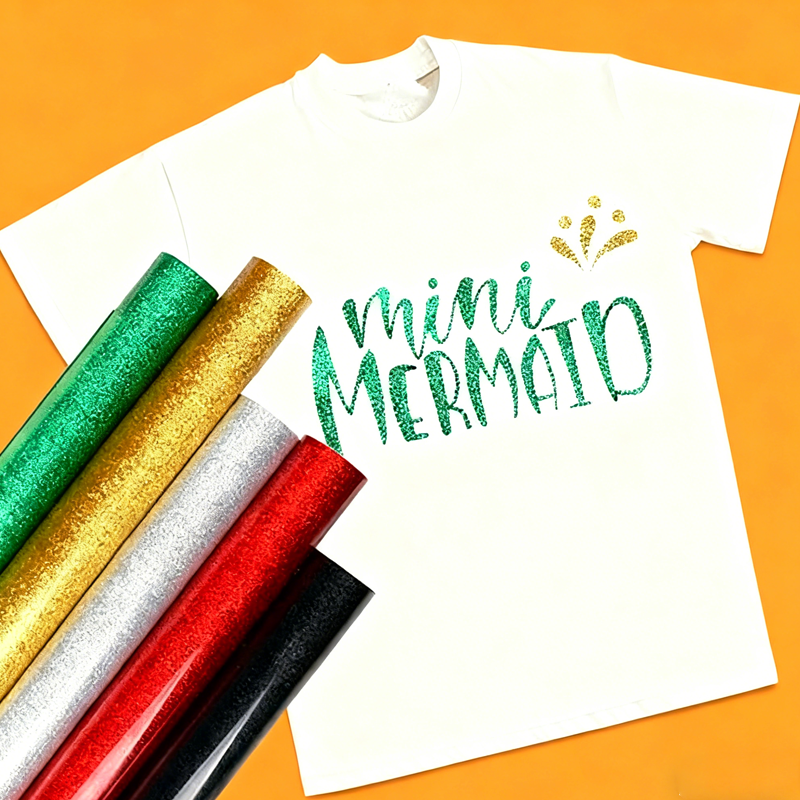 Glitter Heat Transfer Vinyl – Sparkling, Wash-Resistant & Perfect for DIY Creations