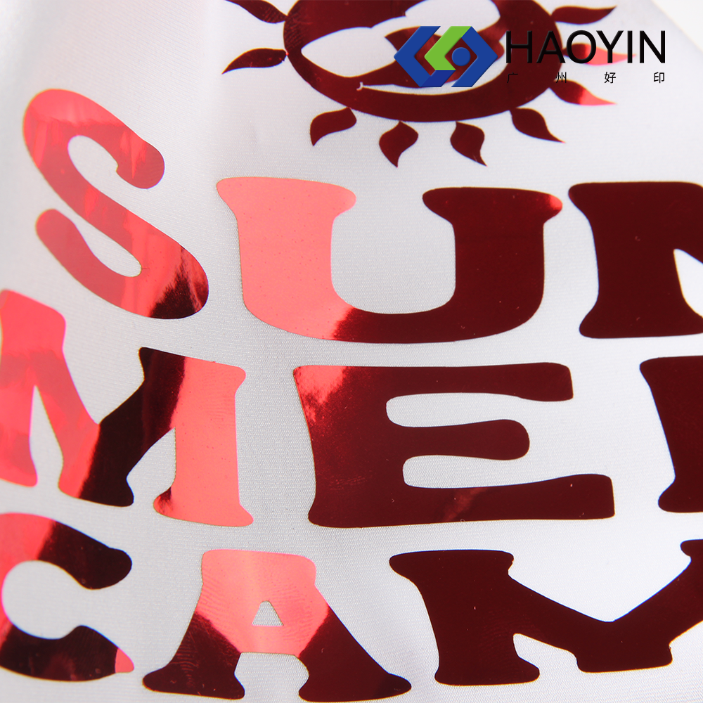 Why is metallic htv trending in high-end fashion merchandise lines?