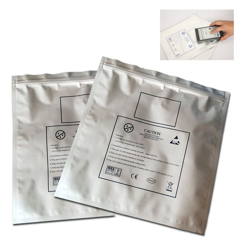 Moisture Barrier ESD Bags – Anti-Static Aluminum Foil Packaging for Sensitive Electronics