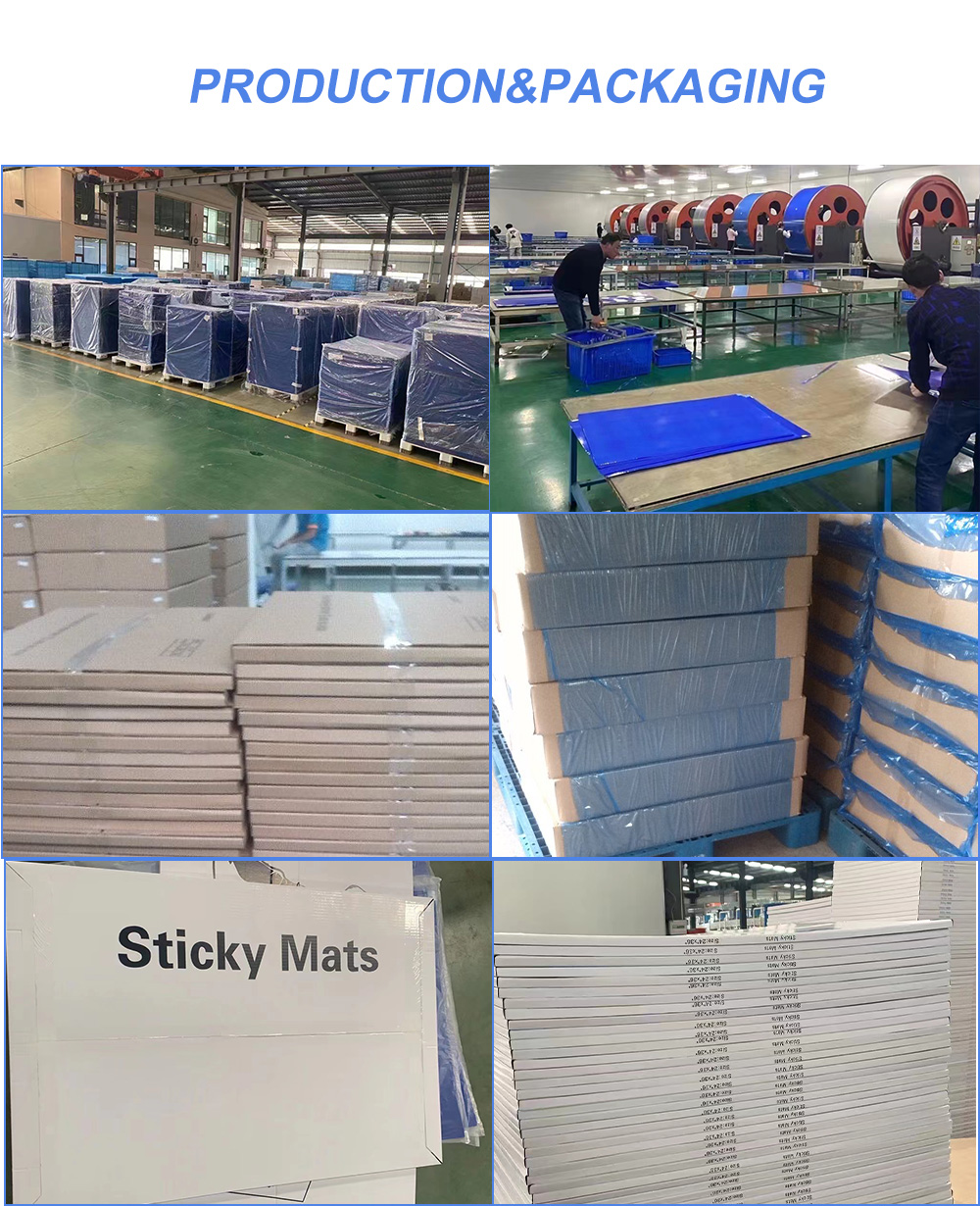 Cleanroom Sticky Mat – Peel-Off Tacky Mat for Dust and Dirt Control factory