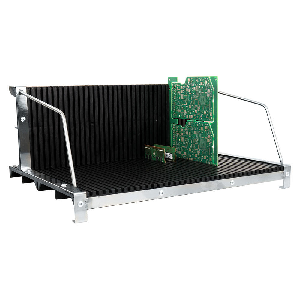 L-typ ESD-cirkulationsställage PCB-bänk ESD-lagerställage Växlingsställage för ledande PCB