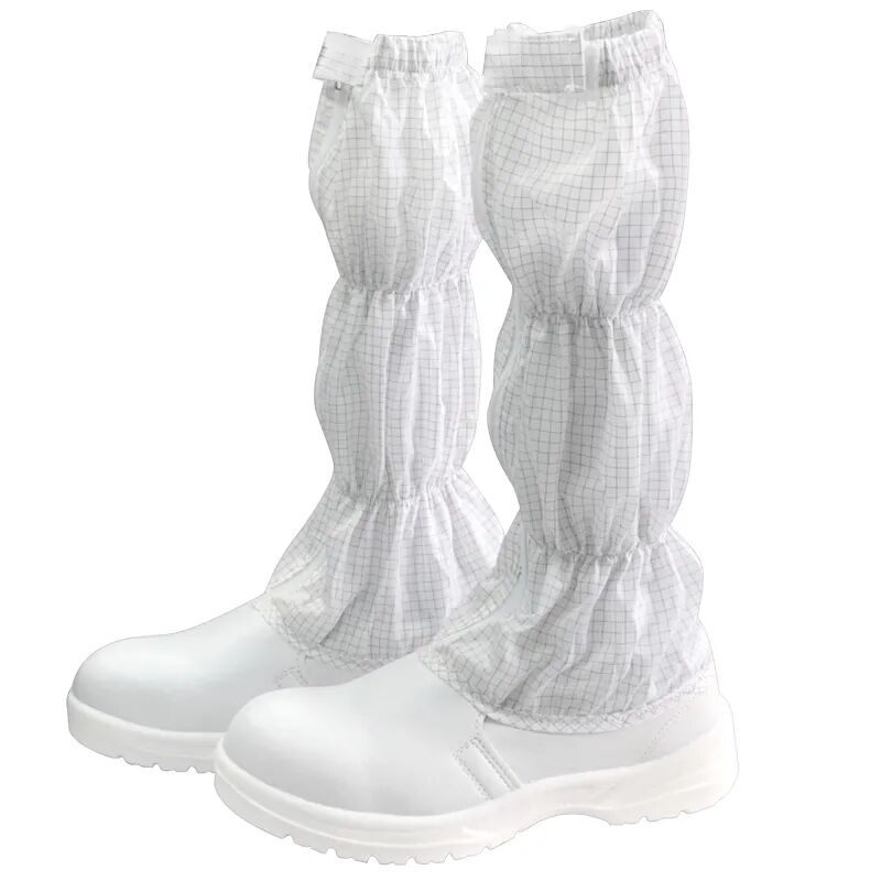 ESD PU Boots Steel Toe Industrial Safety Working Boots Anti-static Cleanroom Booties