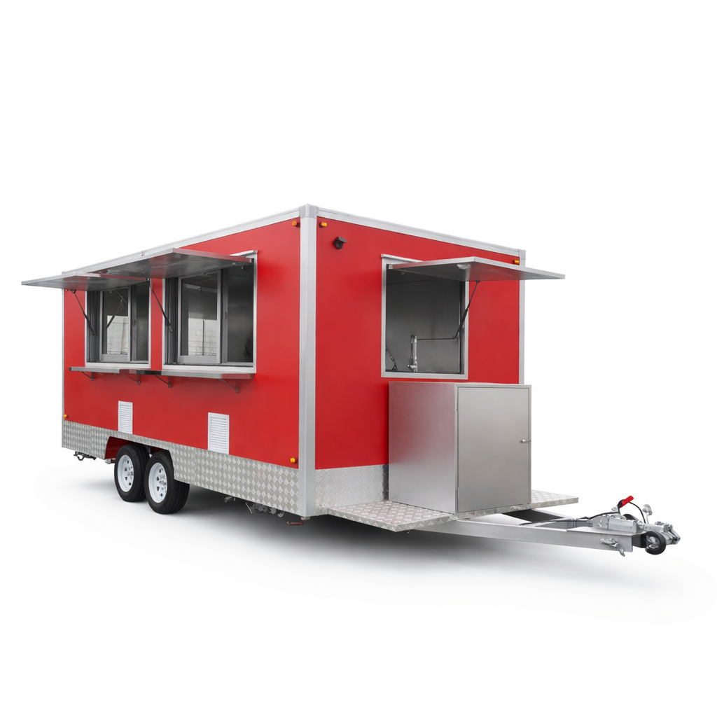 Square Food Trailer
