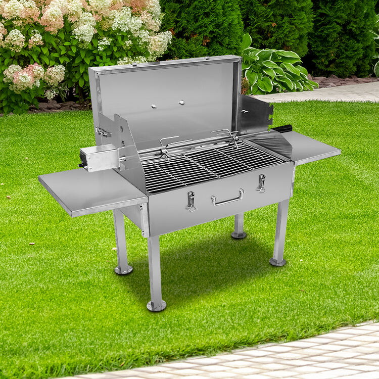 Barbecuegrill voor gebruik buitenshuis en campings, gemaakt van roestvrij staal, op maat beschikbare producten, op zoek naar distributeurs.