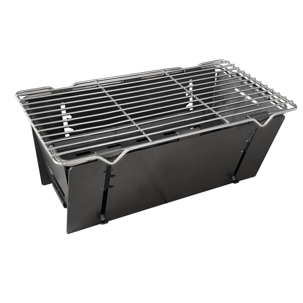 Portable, foldable mini barbecue grill, easy to disassemble and install, customization available