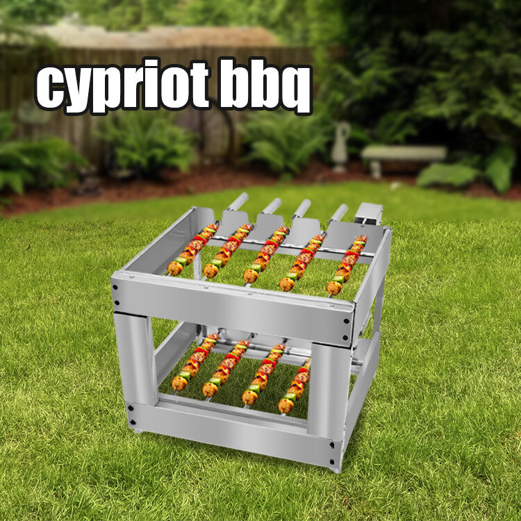 Barbecue cipriota —— Barbecue cipriota in acciaio inox
