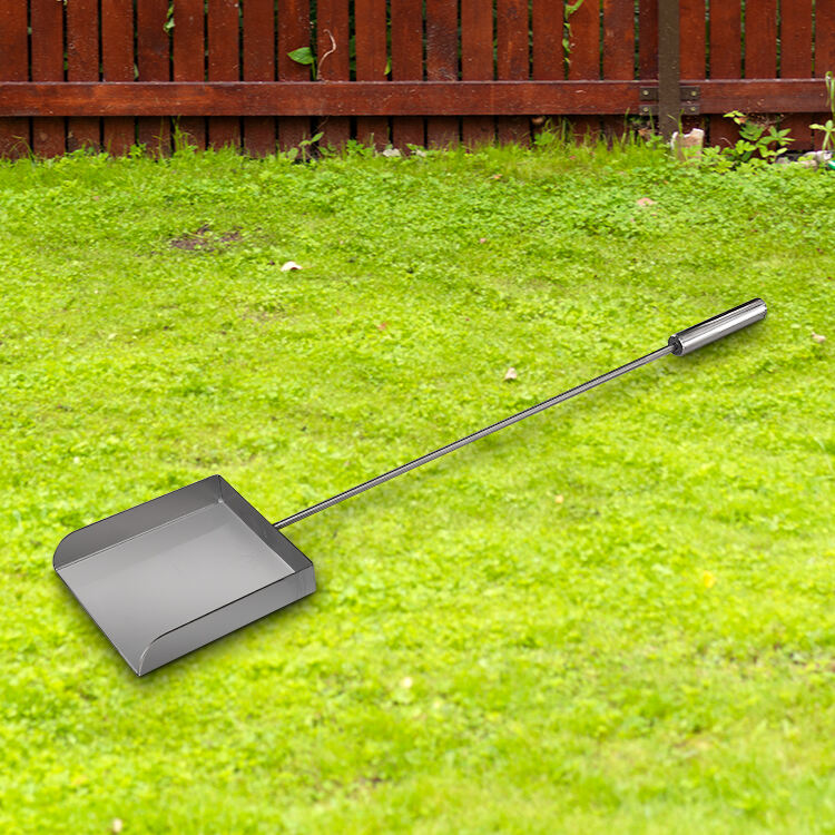 Venkovní táborová lopata s dlouhou nerezovou rukojetí! Vyrobena plně z nerezové oceli.