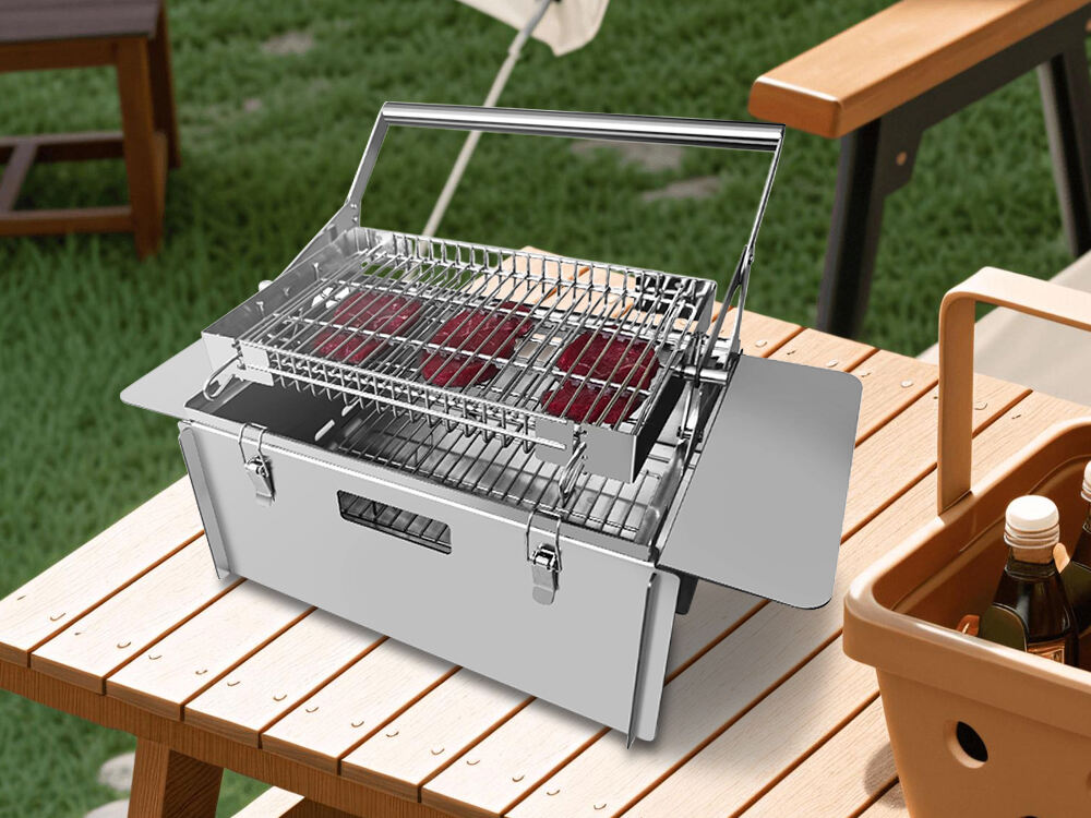 Model:HDT07——BBQ Flip Grill: Master the Flip for Effortless Barbeque Perfection!