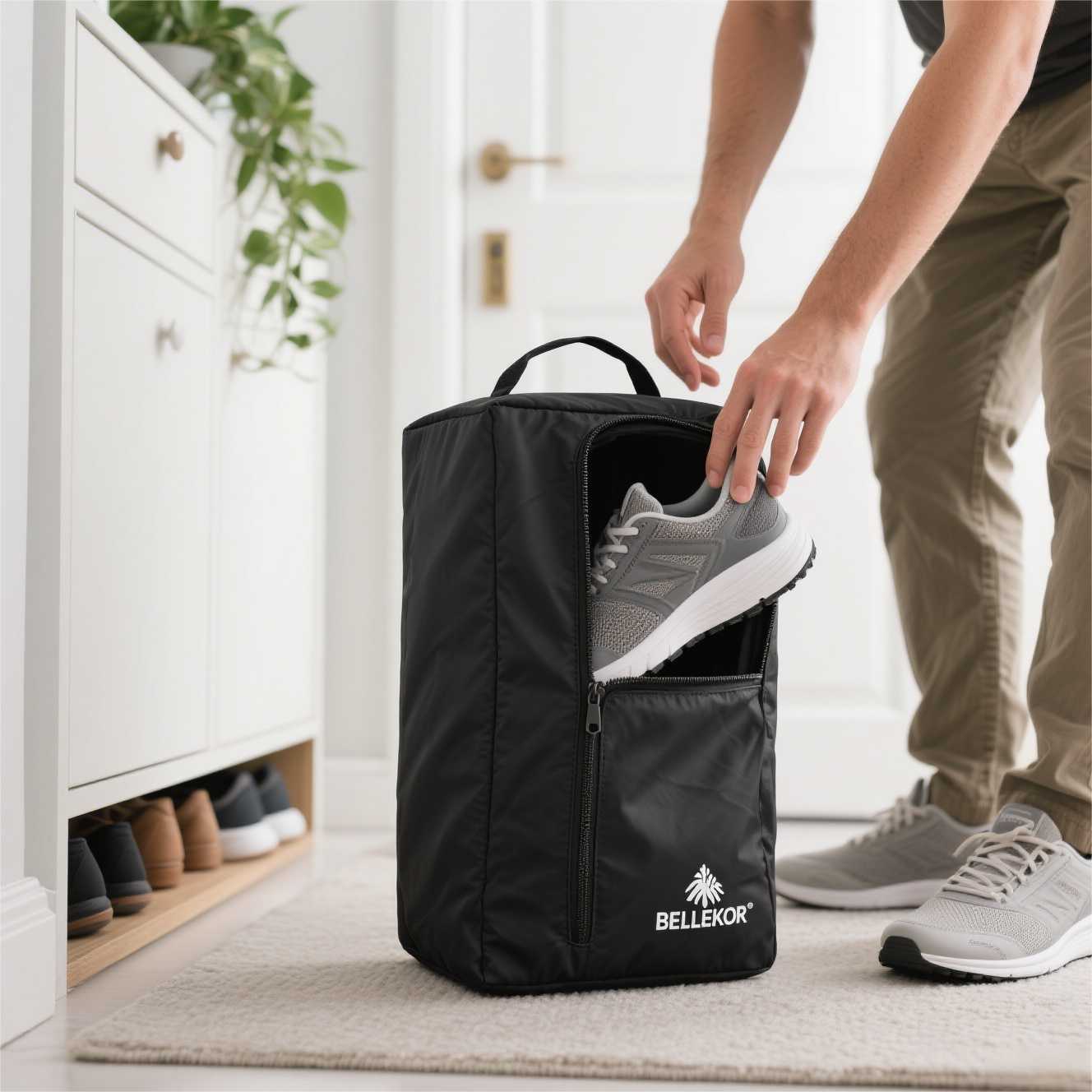BELLEKOR Multi-functional Travel Shoe Bag (Durable and Waterproof Version)
