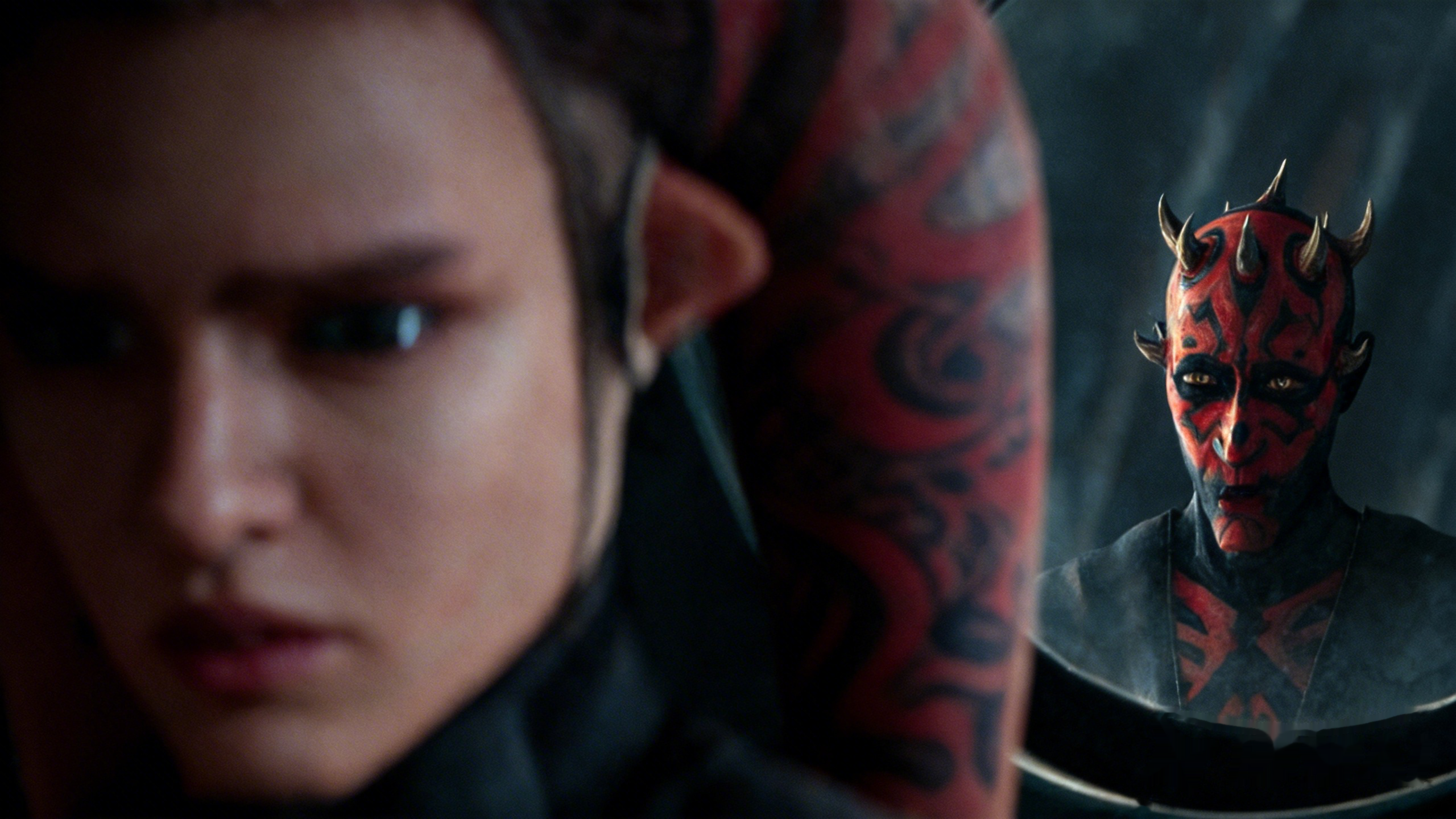 Disillusioned young Twi'lek Jedi and Darth Maul in Shadow Lord animated series