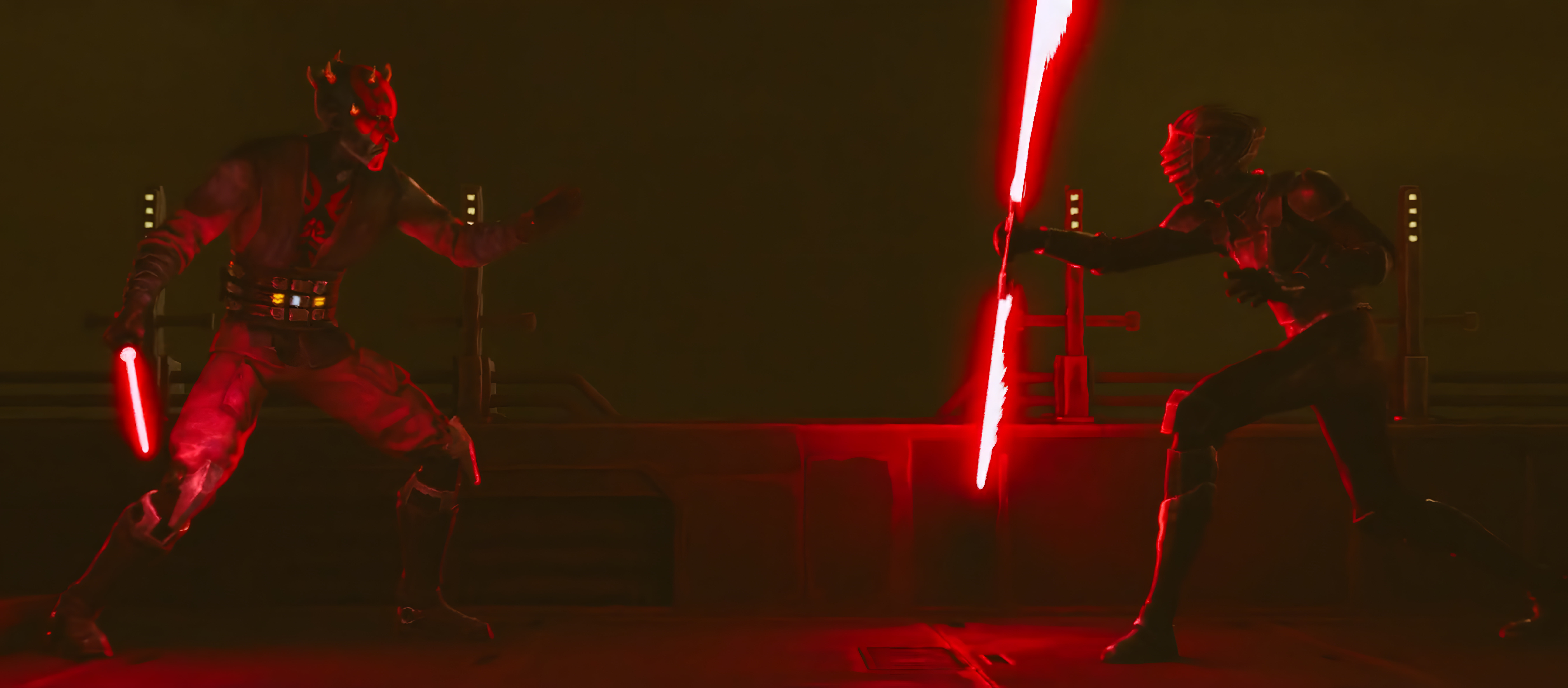 Clash of Blades: Maul faces off against the Imperial Inquisitor Marrok in a high-stakes duel