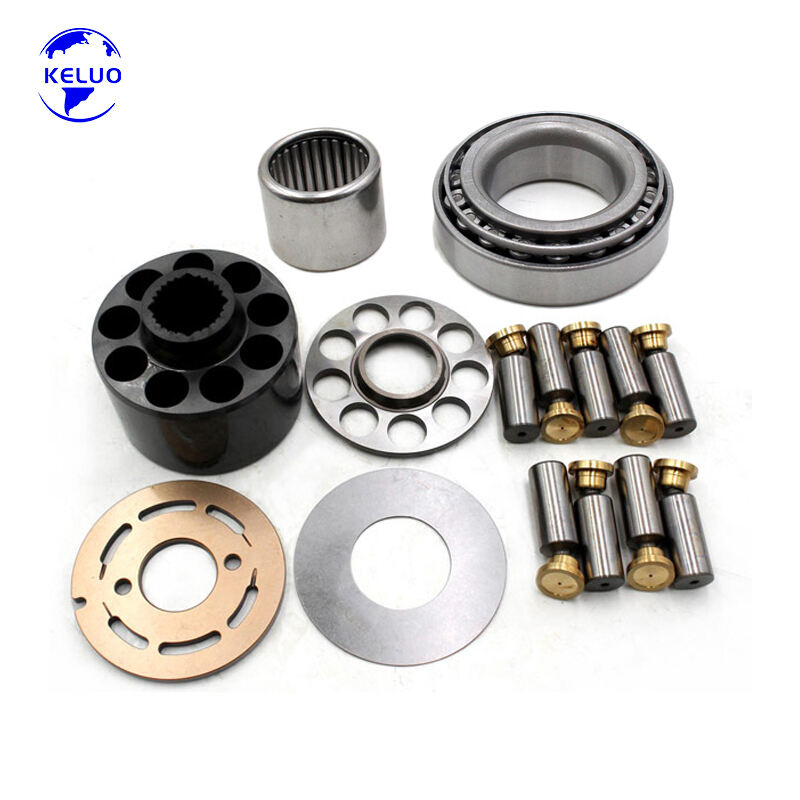 Части за хидравлични помпи MPT044: клапани плочи, задържащи плочи, упорни шайби, бутала, блокове на цилиндри