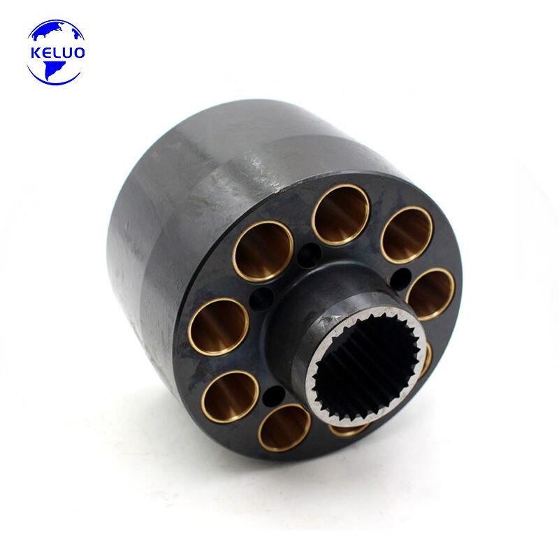 PV23 Цилиндричен блок Части за възстановяване на хидравлична плунжерна помпа за ремонт на екскаваторна помпа