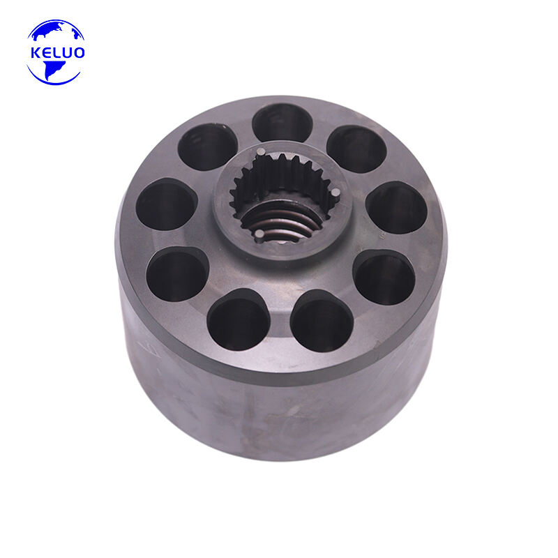 ชิ้นส่วนเครื่องจักรก่อสร้าง เครื่องขุดไฮดรอลิก ปั๊มไฮดรอลิก 90R100 ชุดถังกระบอกสูบ