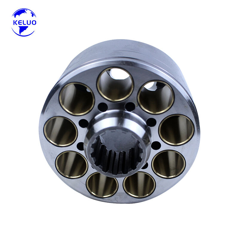 Piezas para bomba hidráulica K3VL140 Bloque de cilindros para reparación de bomba de pistones Kawasaki K3VL140