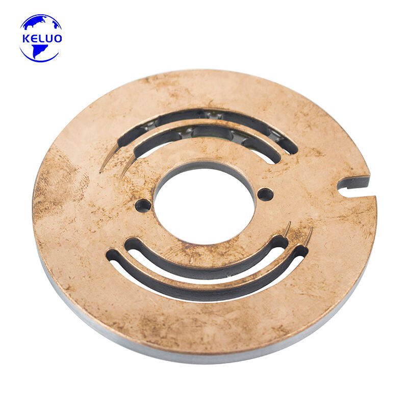 Fan Pump Hydraulic Parts PVD-2B-32 Valve Plate RH for Excavator Hydraulic Spare Parts