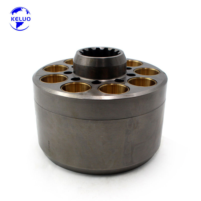 ชุดซ่อมปั๊มไฮดรอลิกเครื่องจักรก่อสร้าง K3V112 บล็อกกระบอกสูบสำหรับเครื่องจักรขุดเจาะ