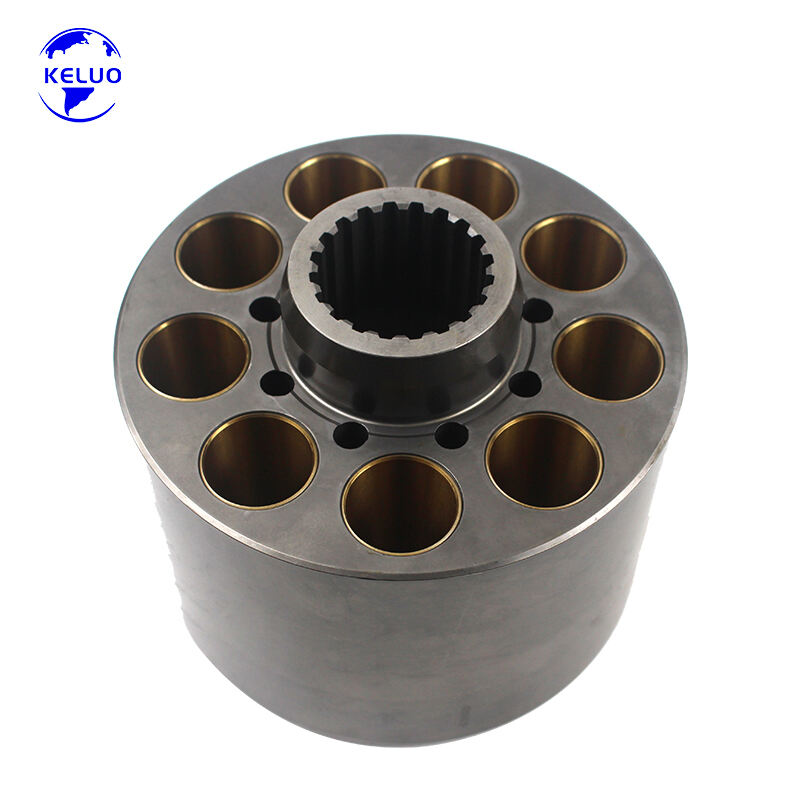 Bloco de cilindros da bomba hidráulica axial de pistão Kawasaki K3V280 Série para Escavadeira EX1200