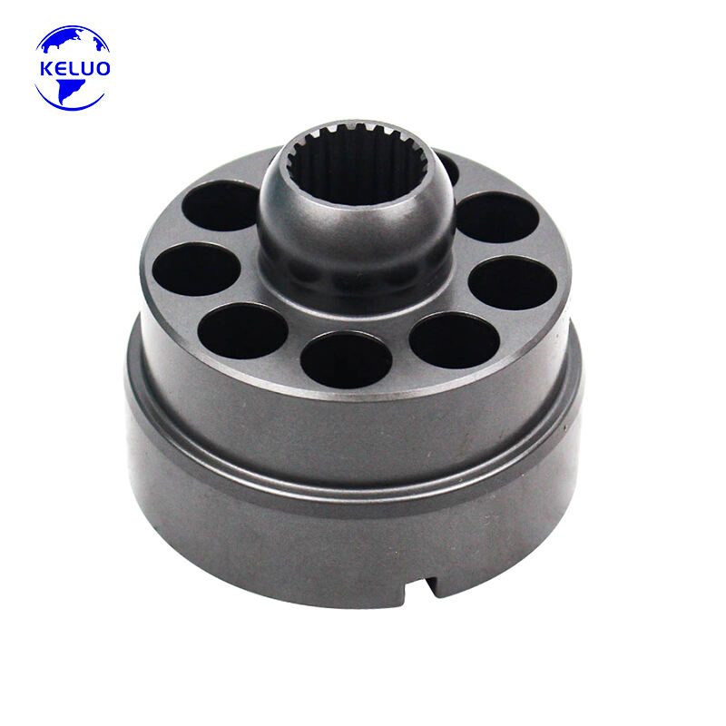 บล็อกกระบอกสูบไฮดรอลิกแบบหมุน MMF025C MMF025 สำหรับรถอัดดินถนน