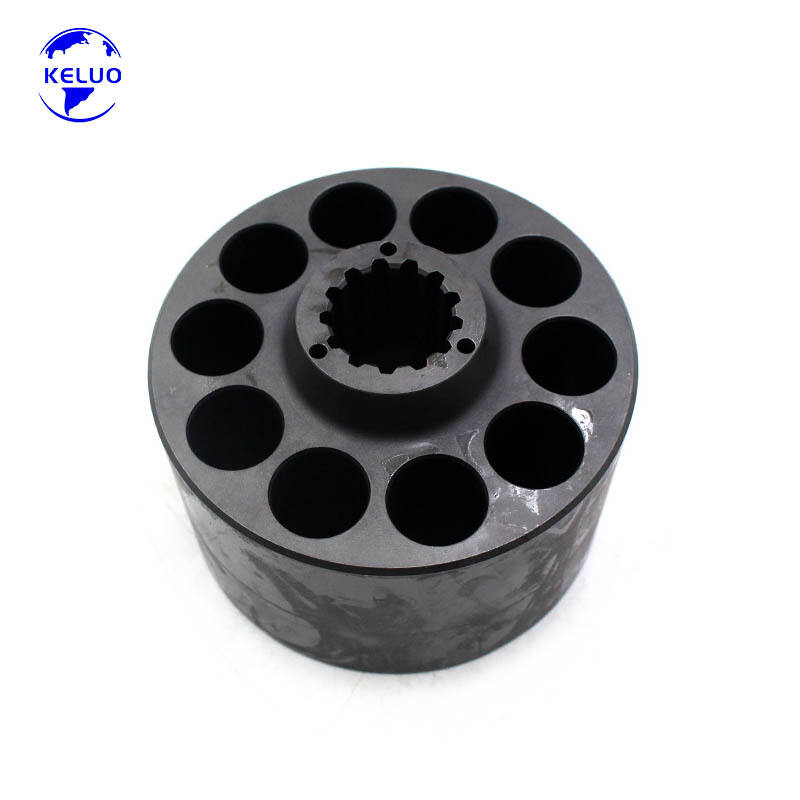 Original Excavator PVD-2B-42 Hydraulic Piston Pump Spare Parts Motor Cylinder Block