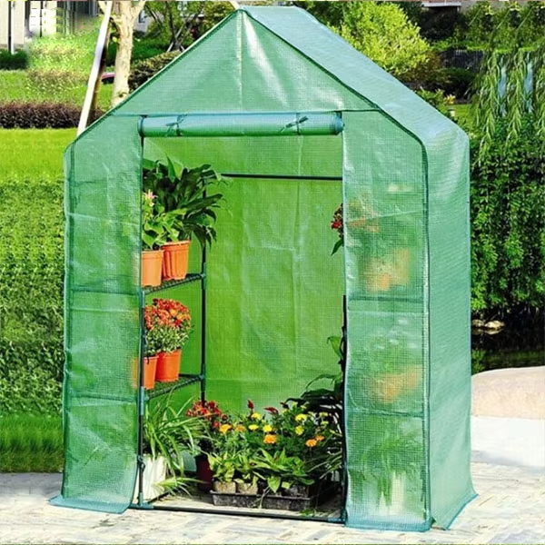 Invernadero Ecológico al Aire Libre Invernadero de Jardín con Armazón de Acero/Metal Estructura de Vidrio Fácil Montaje Muestras Disponibles