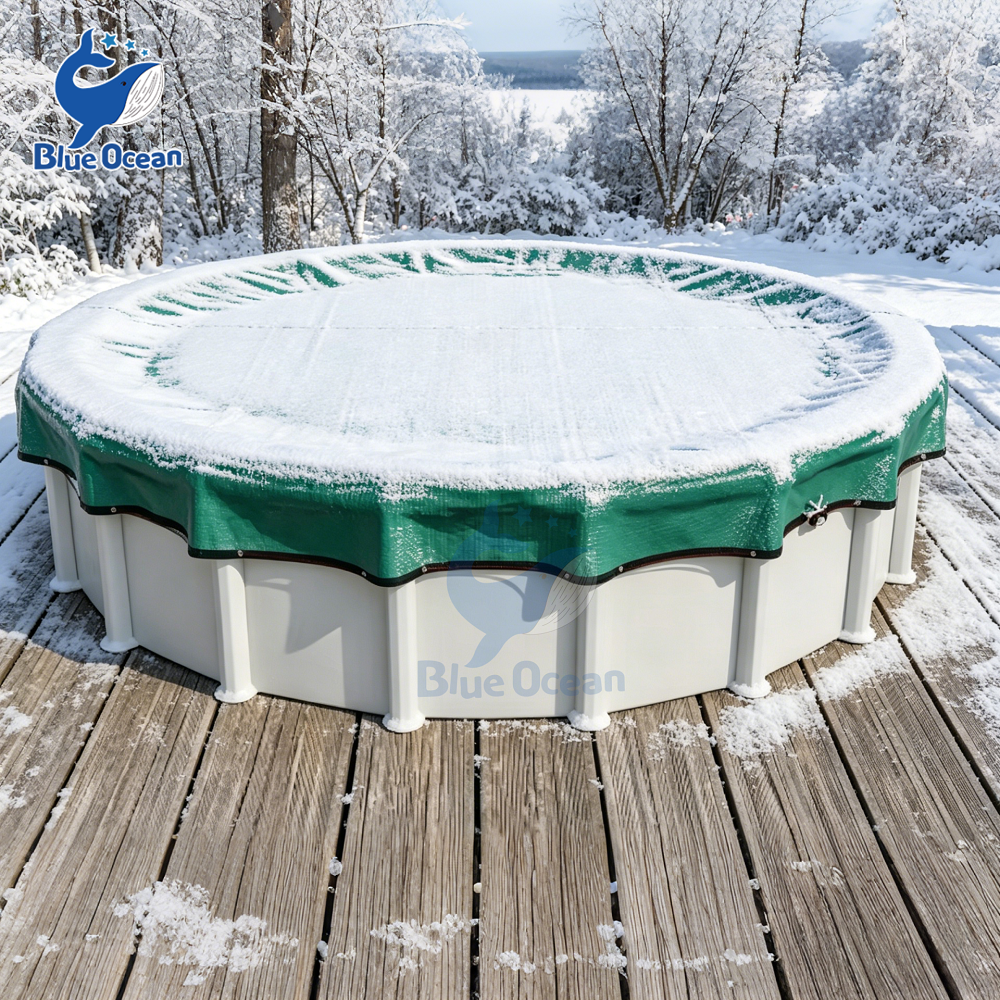 Heavy Duty Above Ground Pool Cover Winter – Factory Direct PE Winter Pool Cover Manufacturer