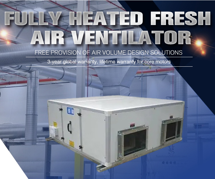 Fully Heated Fresh Air Ventilator details