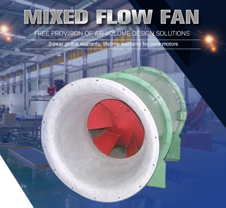 Mixed Flow Fan manufacture