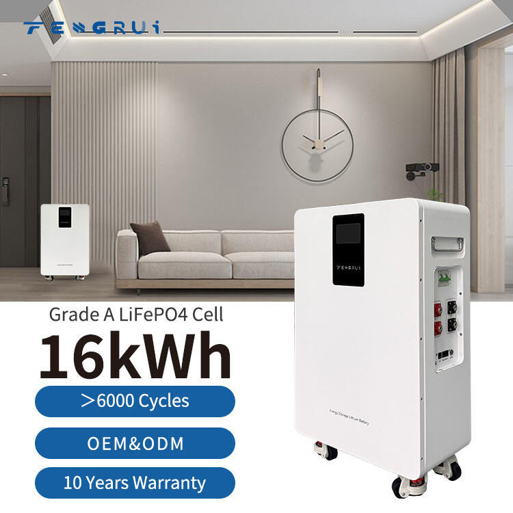 16kWh 48V 51.2V 314Ah Low-Voltage Mobile Energy Storage LiFePO4 Battery For Home