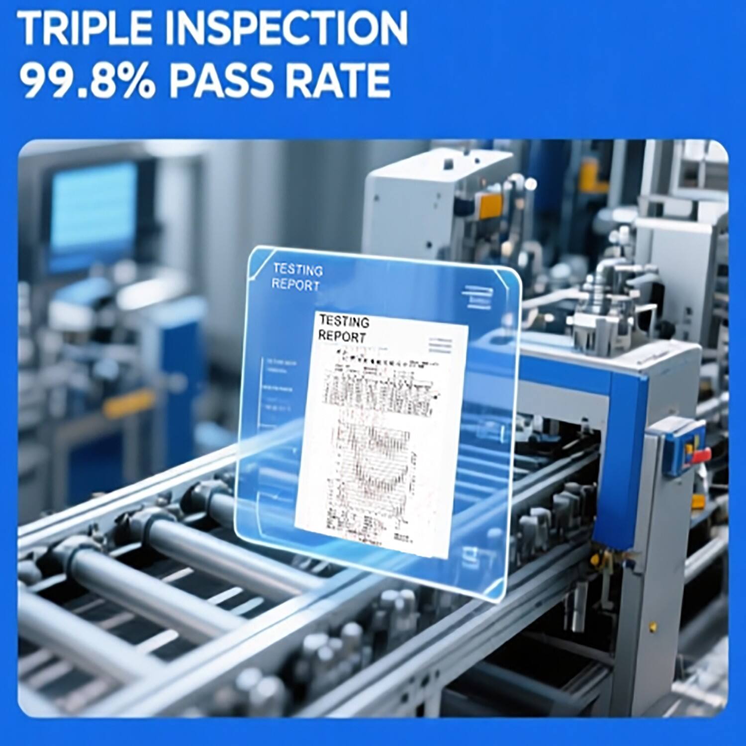 Triple Quality Control & Dual Certifications for 