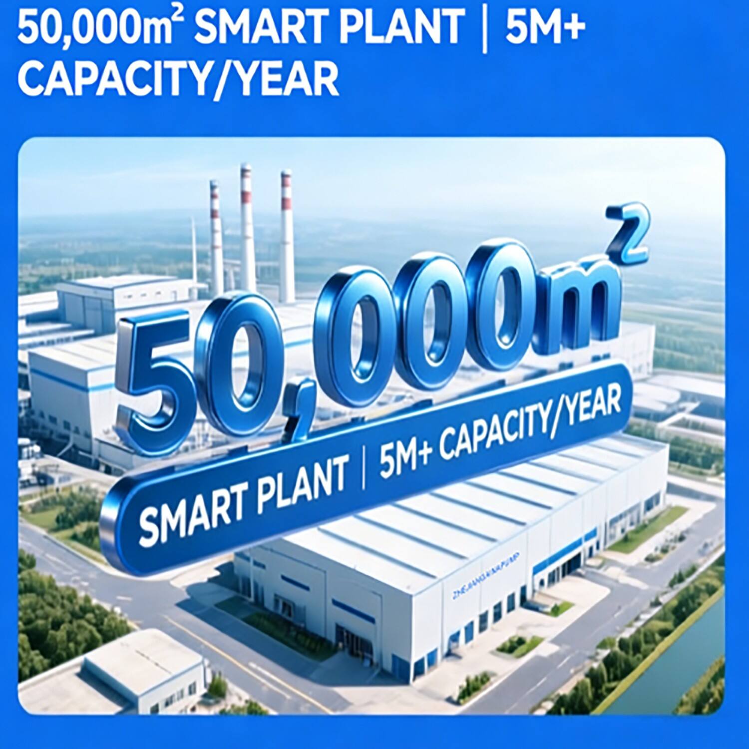 Industry-Leading Manufacturing Scale, 5 Million+ Units Annual Capacity