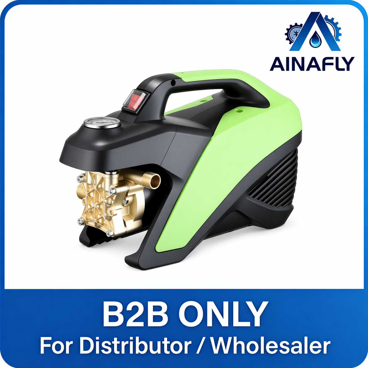 AINAFLY ташылатын жогорку басымдуу машина юыюучу – компакттуу, жеңил жана күчтүү: үй, саякат жана тез машина юыюу үчүн