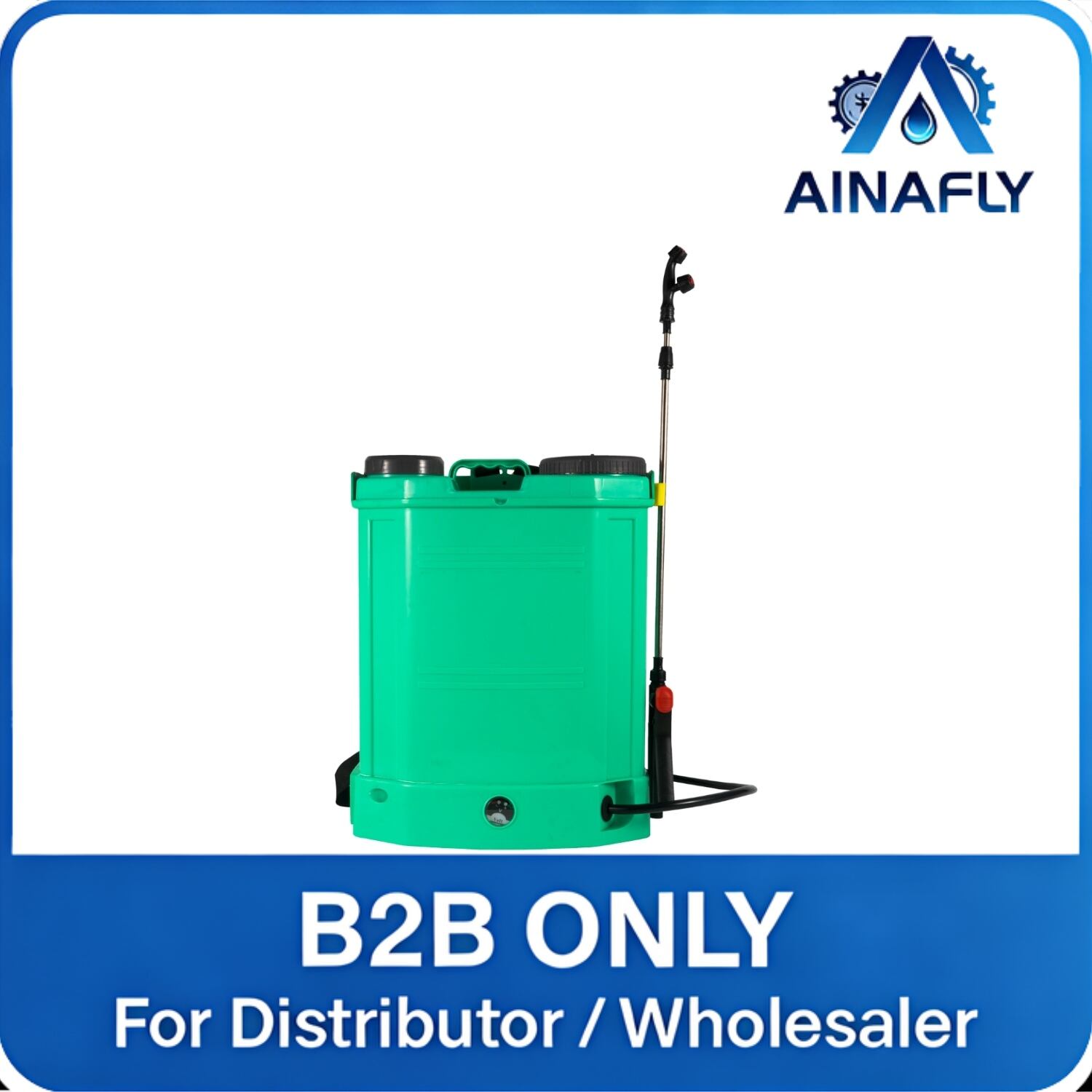 AINAFLY Manual Backpack Sprayer – Ergonomic, Leak-Proof & Versatile for Garden, Agriculture, Disinfection & Pest Control