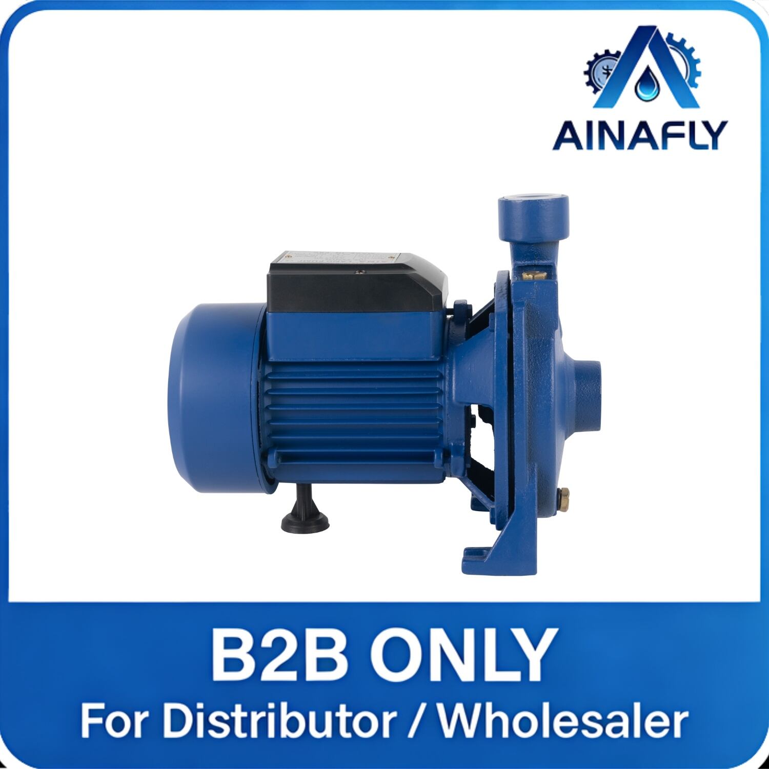 AINAFLY CPM Series Compact Land Centrifugal Pump – Energy Efficient, Quiet & Ideal for Home, Garden & Light Industrial Use