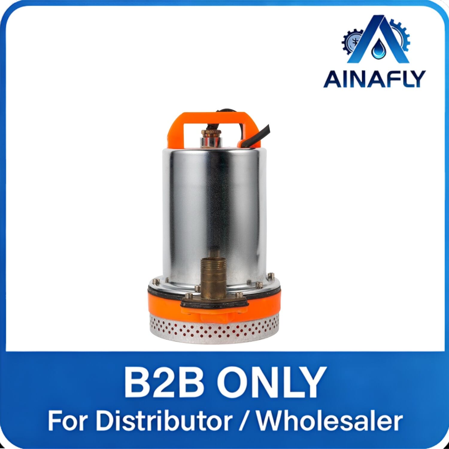 12V/24V DC Submersible Pump for Water Transfer Solar Water System Portable Stainless Steel Pump