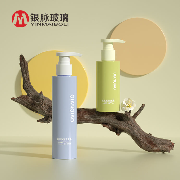 New Arrival OEM 80ml 120ml lotion pump shampoo hand wash Plastic body face wash lotion facial cleanser bottles