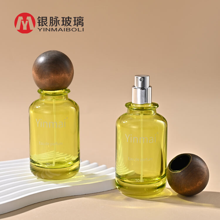 Newly designed custom fragrance empty glass perfume refill bottle with 