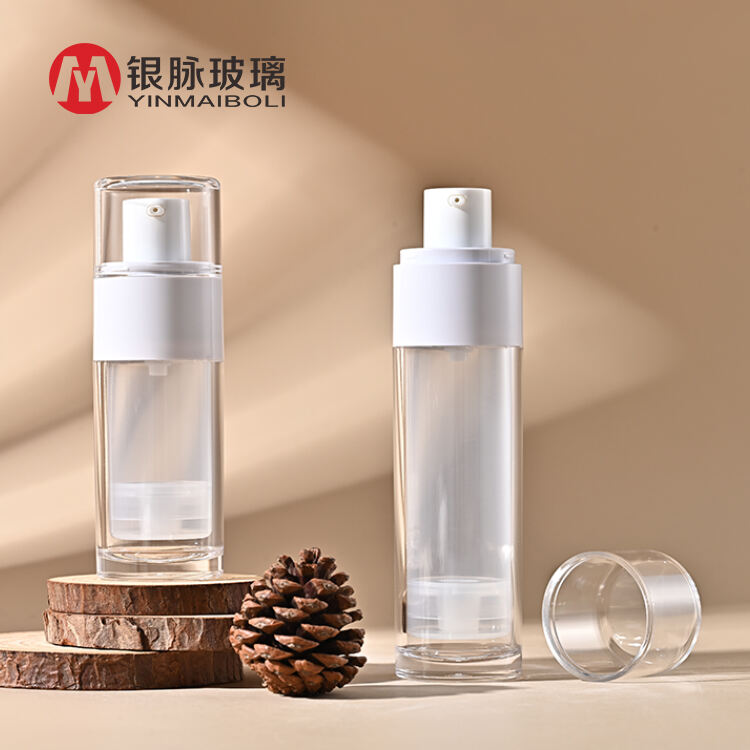 30ml 50ml Refillable Eye Cream airless bottle airless Lotion pump bottle Cosmetic