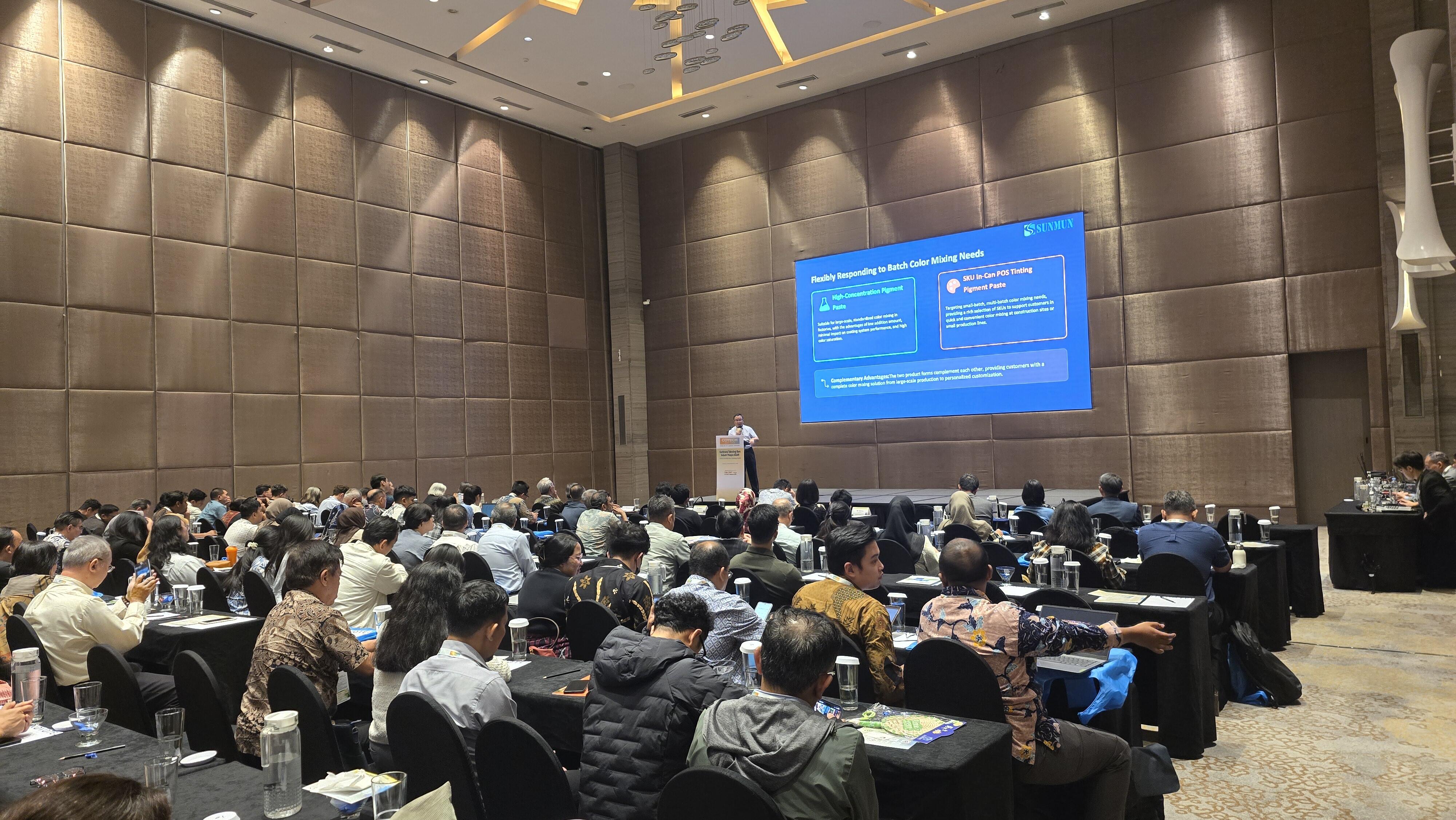 sunmun technology shines at asean advanced coatings technology forum in indonesia-5