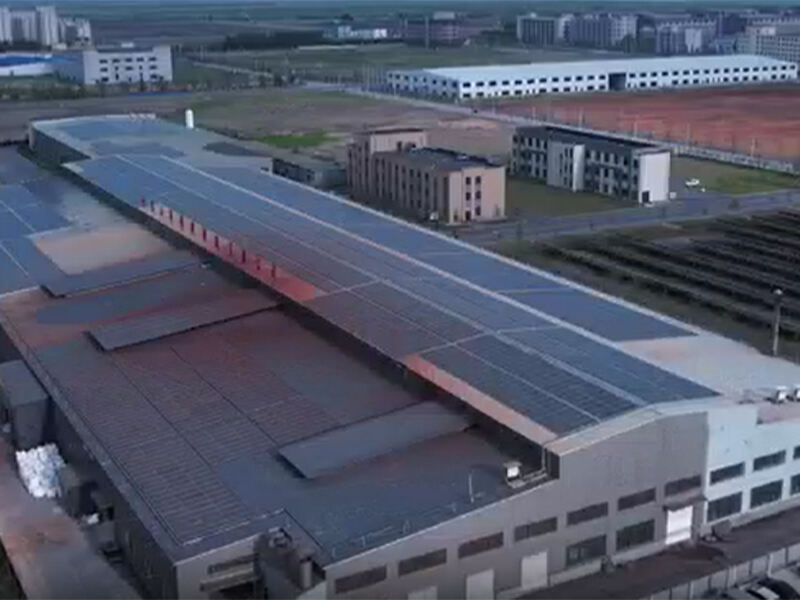 Panoramische Ansicht der Fabrik