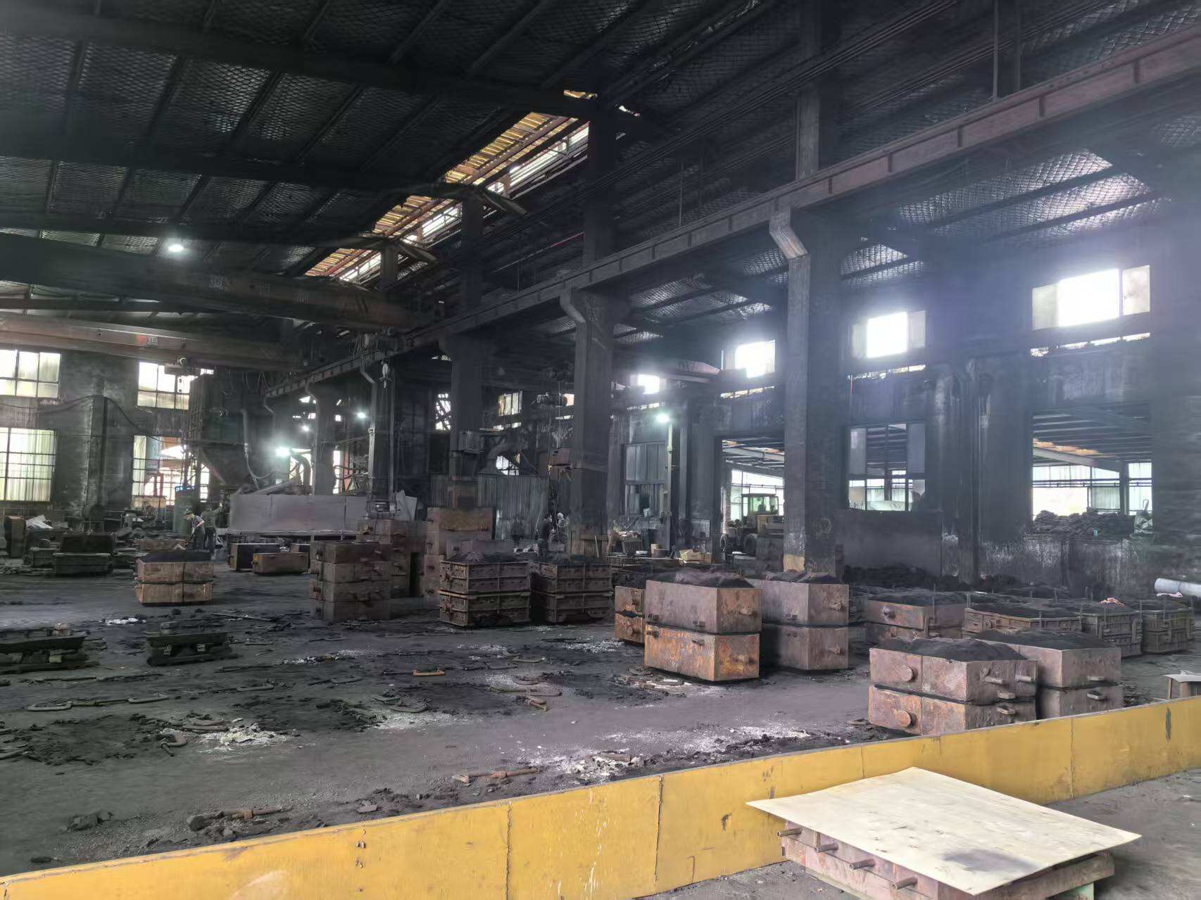 Iron casting and resin sand casting  automatic production line development in China