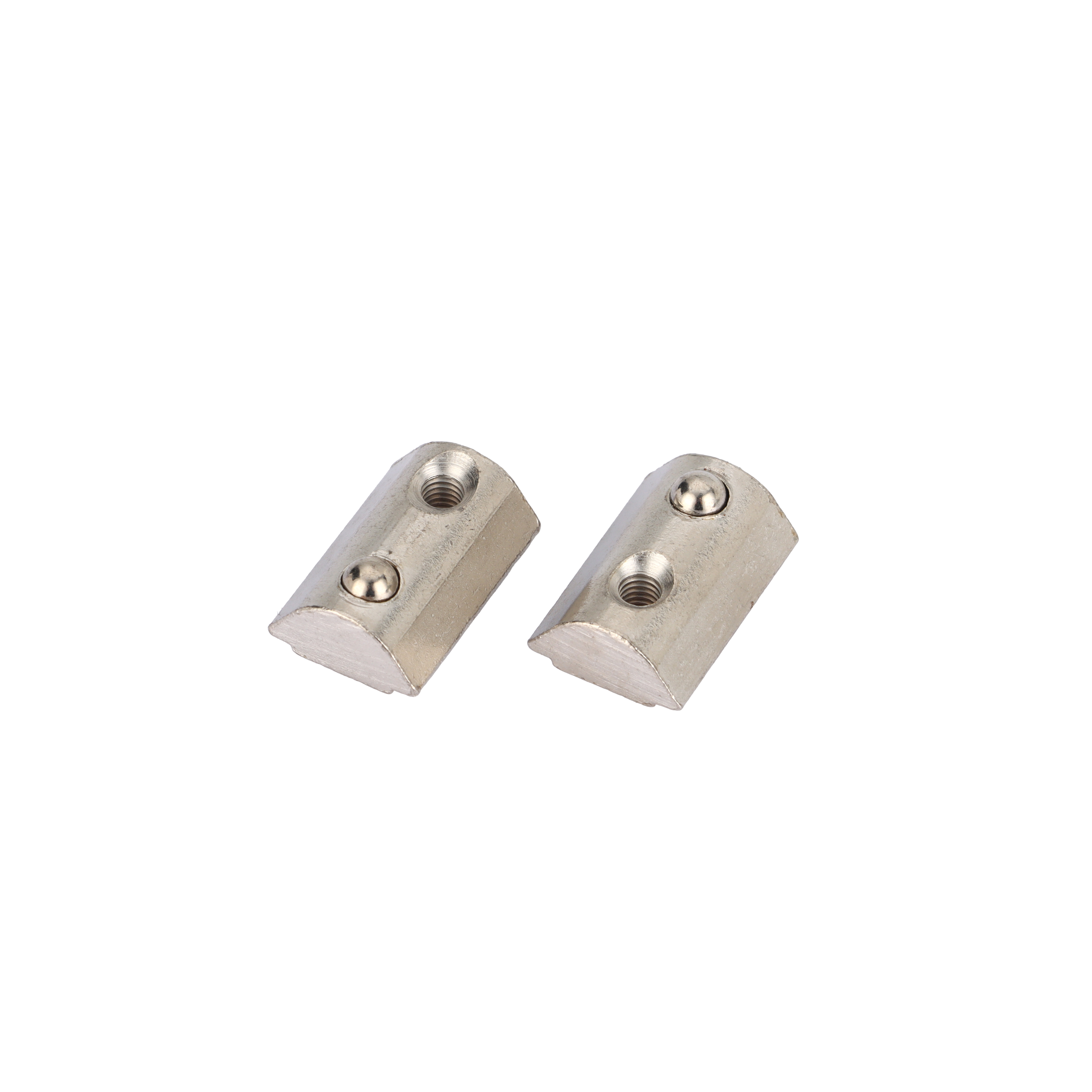 ニッケルメッキ付ボールロックナット (DIN 6334)