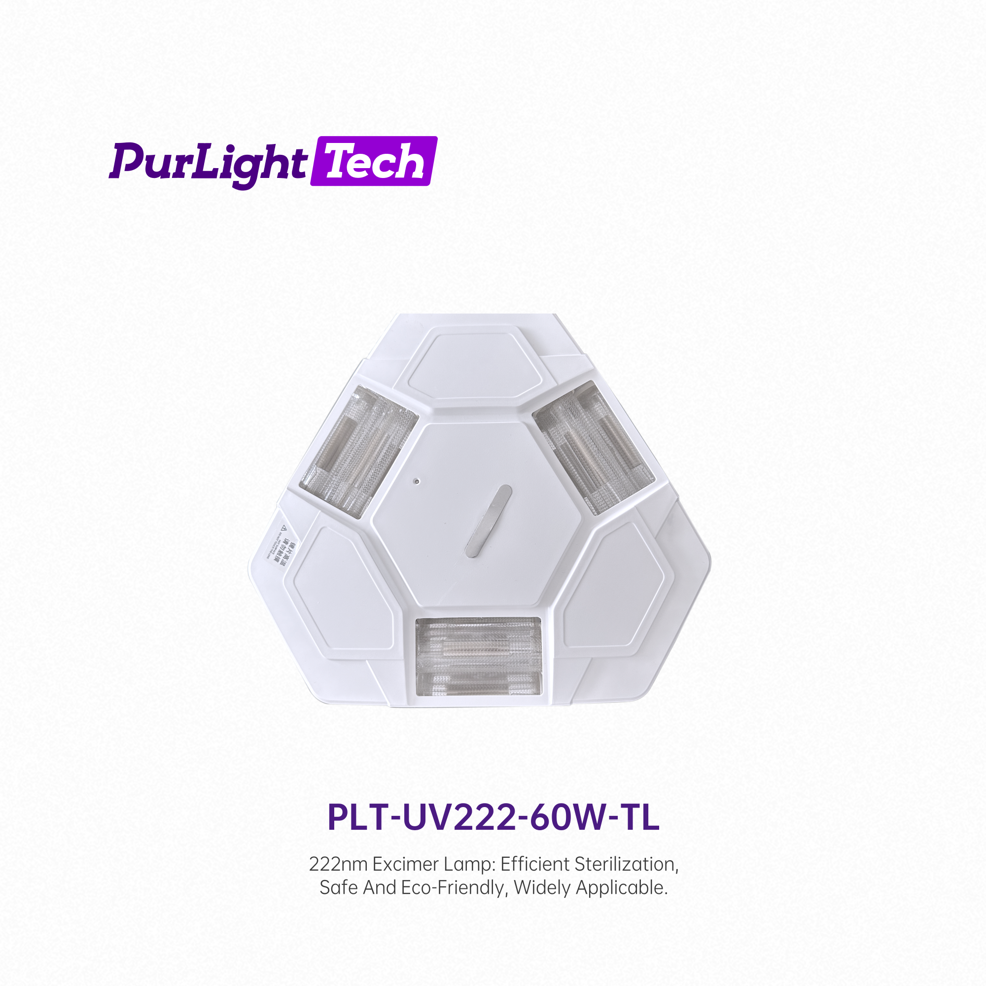 Lampe portable à Far UVC 222nm, lampe ultraviolette UV-C pour la stérilisation des pièces, lampe de désinfection UV
