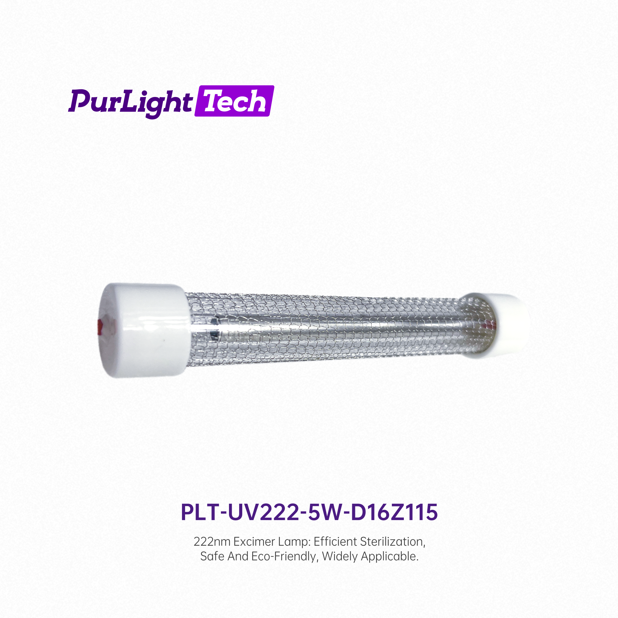 lampe à Far UVC 222nm 5W pour tuer les virus, sûre pour la peau humaine, conçue pour un usage public