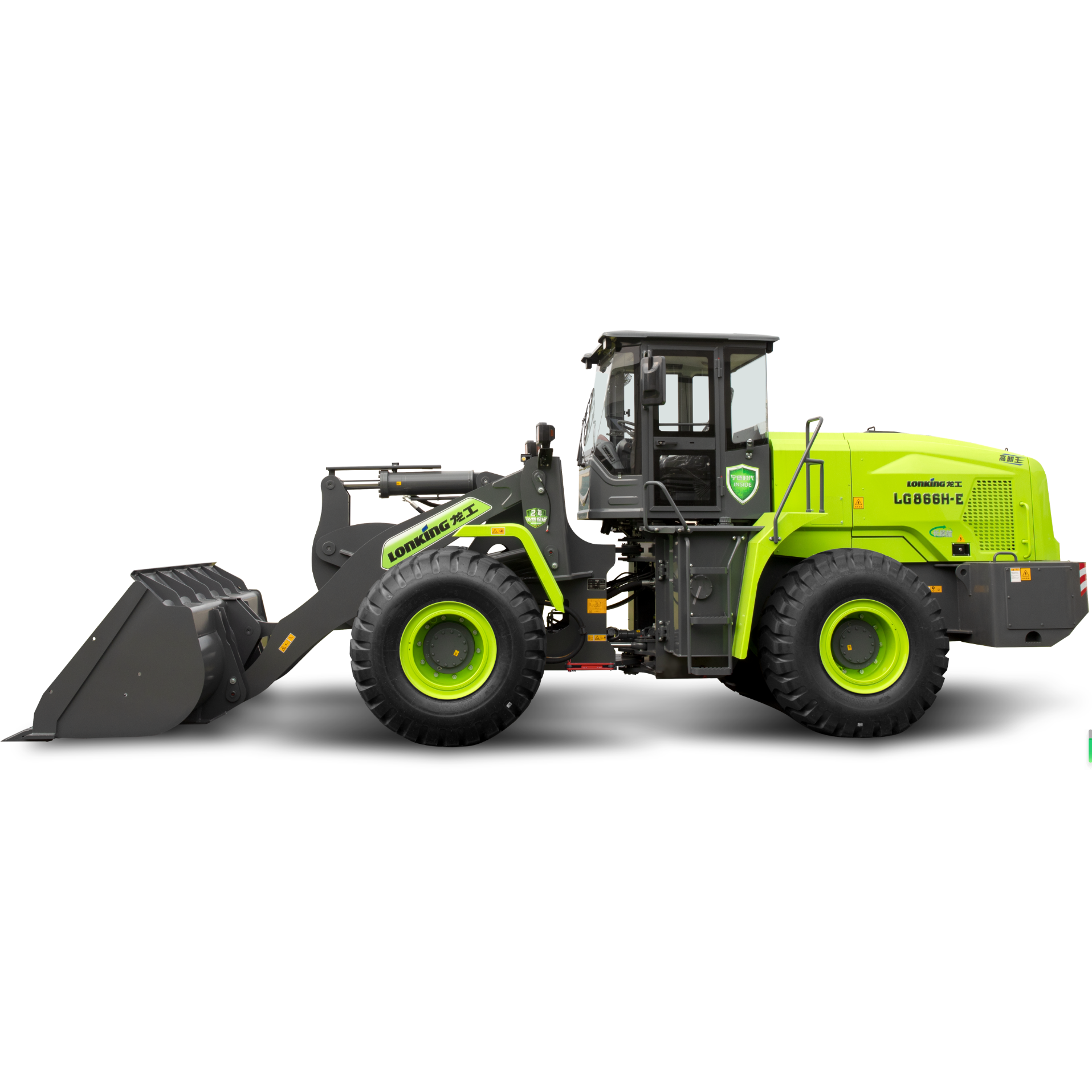 What are the safety precautions when operating a loader?