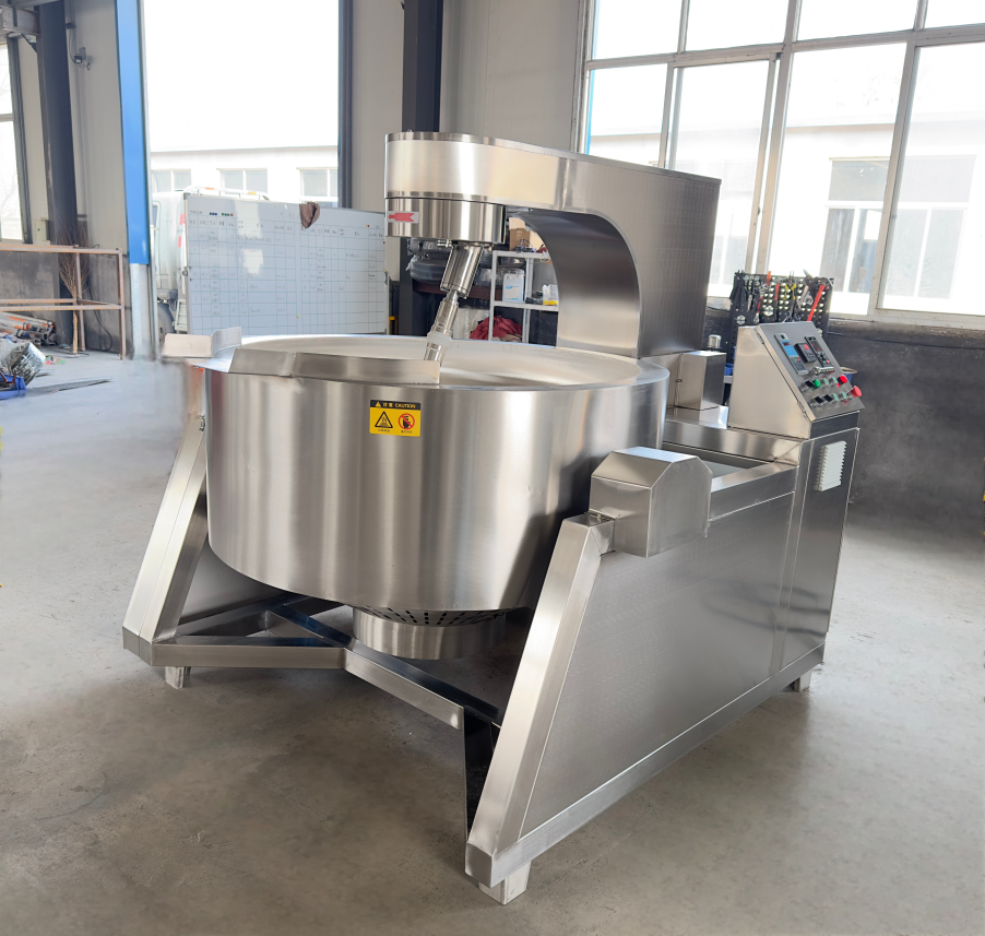 Industrial Cooking Steamer: Planetary Mixing Jacketed Kettle with Multiple Heating Options
