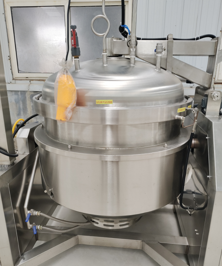  Industrial Pressure Cooker: Non-Stick Planetary Mixing Jacketed Kettle with Stable Hydraulic Unloading