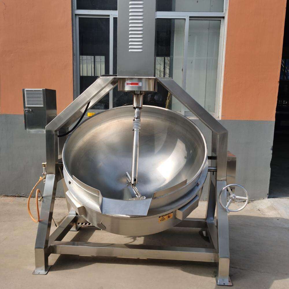 Industrial Cooking Kettles: Planetary Mixing Jacketed Kettle with Multiple Heating Options